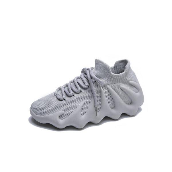 Breathable Grey Sports and Leisure Women Shoes