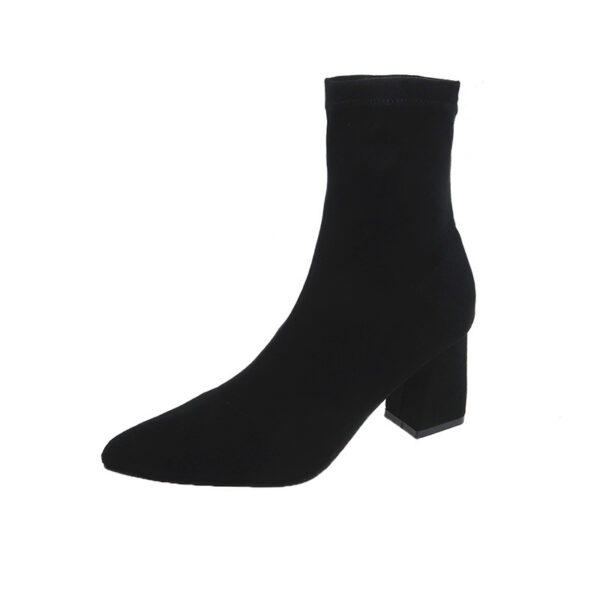 New Black Suede Women Fashion Girl Autumn Winter Martin Boots