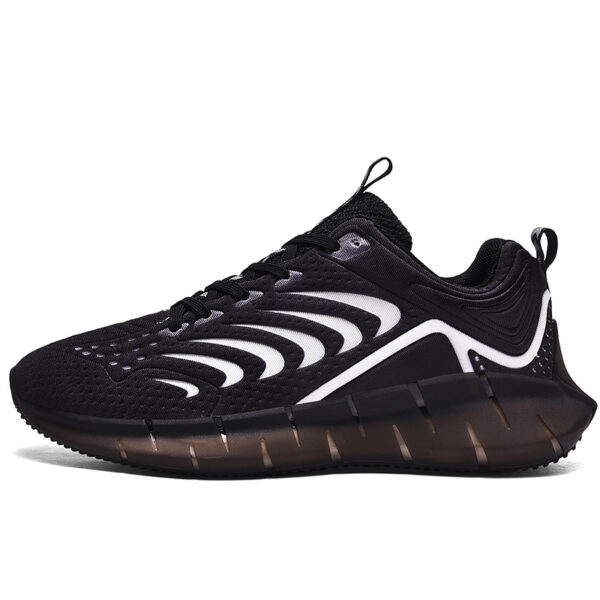 Top Quality Black Men's Glow In The Dark Running Sport Shoes