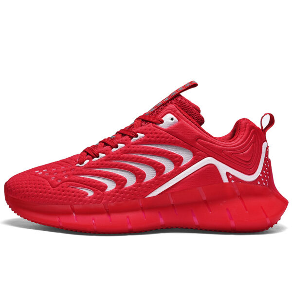 Top Quality Red Men's Glow In The Dark Running Sport Shoes