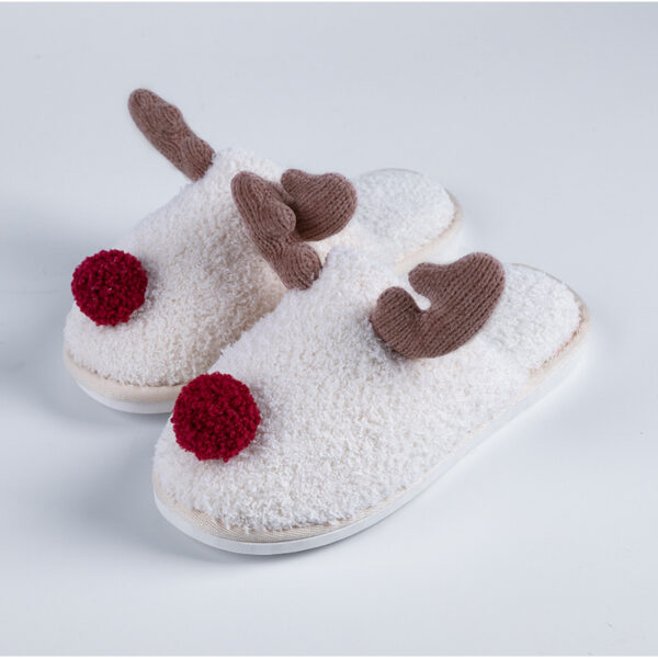 Winter Christmas Custom Fruit Indoor Bedroom Beautiful Slippers For Women