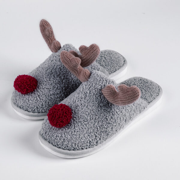 Winter Christmas Custom Fruit Indoor Bedroom Beautiful Slippers For Women