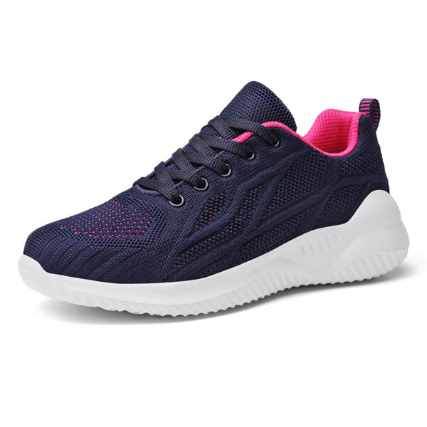 Spring New Fly Weave Breathable Running Shoes Outdoor Comfortable Sneakers