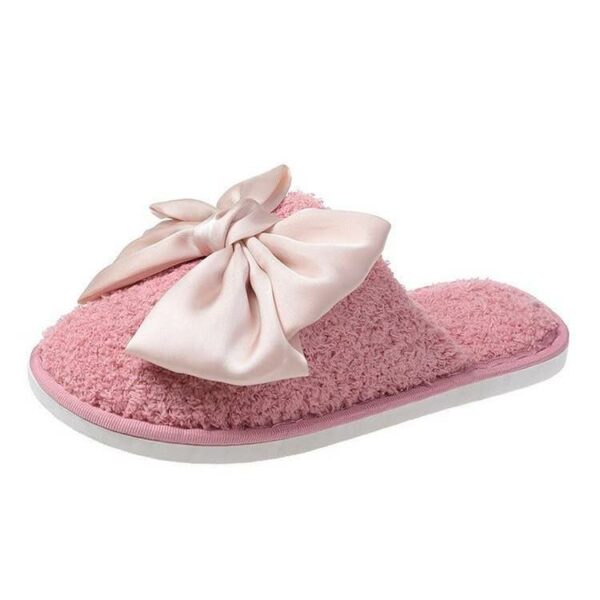 Comfortable Cute Winter Bed Women Plush Home Indoor Slippers For Ladies