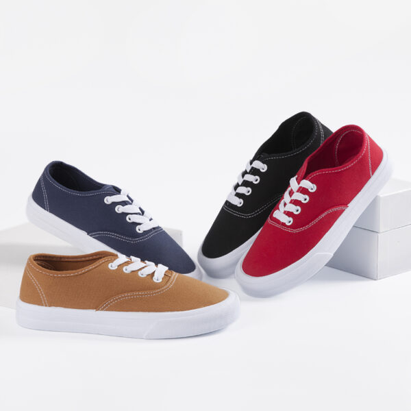 New Spring Trending Casual Canvas Flat Skate Sneaker Shoes