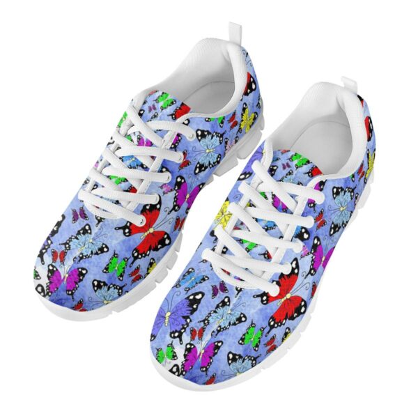 Colorful Butterfly Design Running Shoes Women Sports Shoe