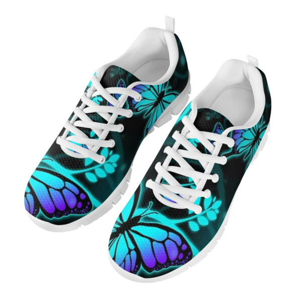 Colorful Butterfly Design Running Shoes Women Sports Shoes