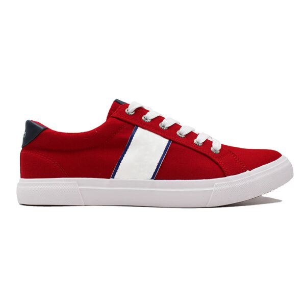 Vulcanized Stylish Plain Sneaker Rubber Canvas Shoe