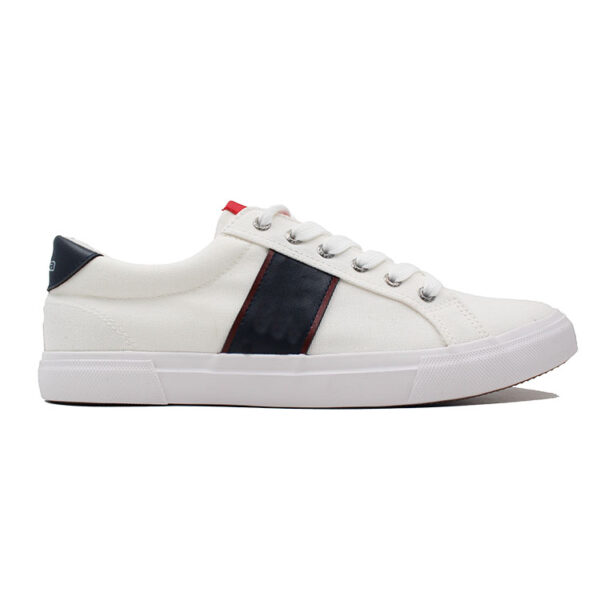 Vulcanized Stylish Plain Sneaker Rubber Canvas Shoe