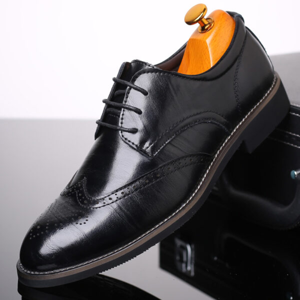 European Derby Italian Mocassin Shoes High Quality Men's Formal Oxfords Leather Dress Shoes