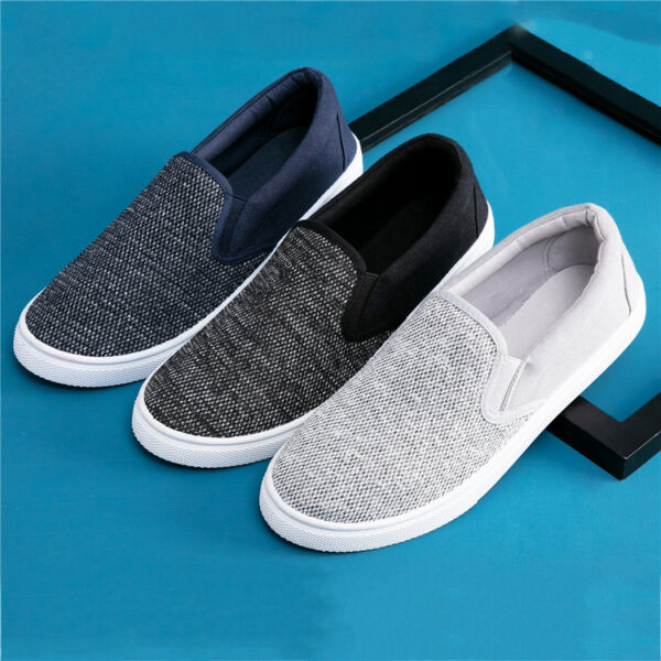 New Design Slip-on Comfortable Canvas Shoes Flat Sneaker