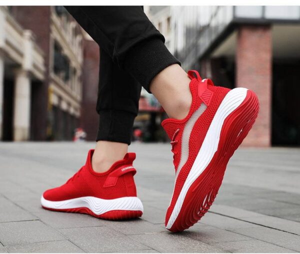 Men Cool Fashion Sneakers For Gym and Casual Shoe Red