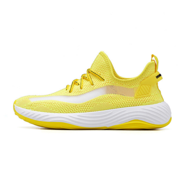 Men Cool Fashion Sneakers For Gym and Casual Shoe Yellow