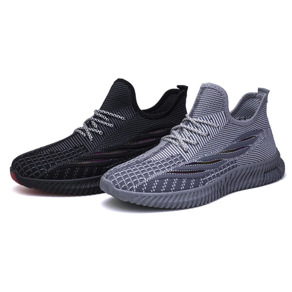 Durable Lace-up Non-slip Men's Sports Running Casual Shoes