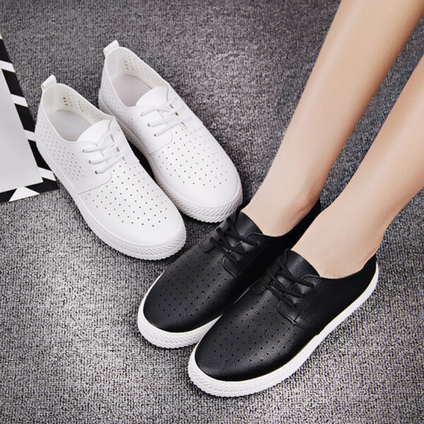 Fashion Breathable Sneakers Women Casual White Shoes