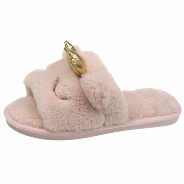 House Casual Cotton Female Cute Winter Cozy House Slippers