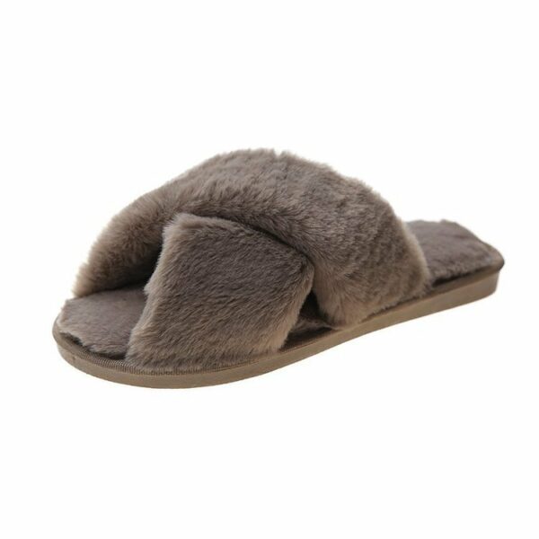 House Funky Casual Cotton Female Cute Winter Cozy House Slippers